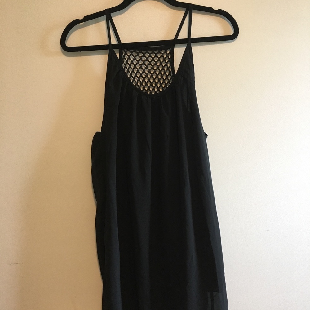 Black beach cover up